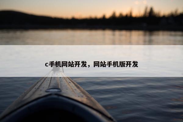 c手机网站开发，网站手机版开发