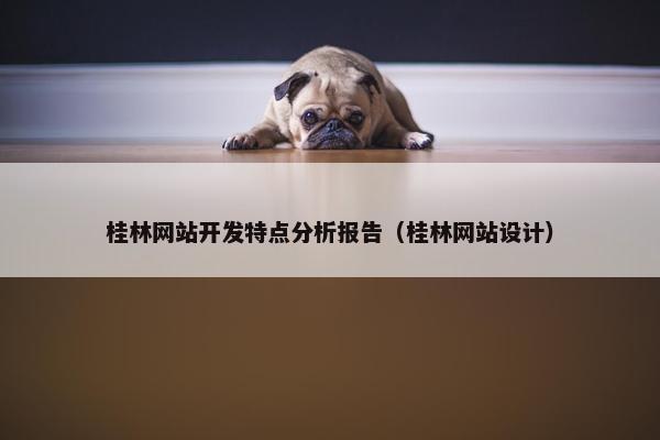 桂林网站开发特点分析报告（桂林网站设计）