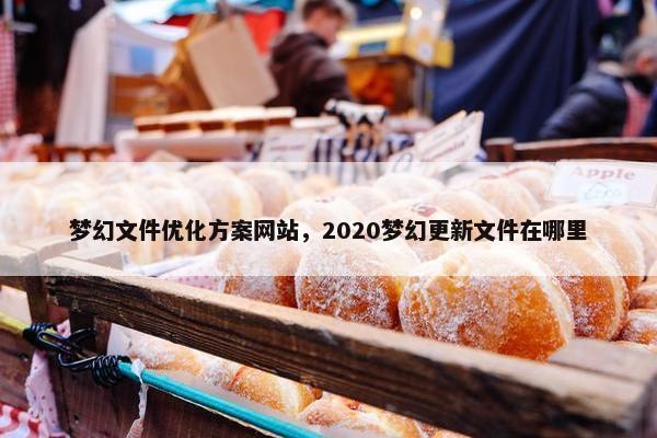 梦幻文件优化方案网站，2020梦幻更新文件在哪里