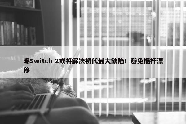 曝Switch 2或将解决初代最大缺陷！避免摇杆漂移