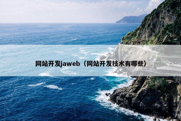 网站开发jaweb（网站开发技术有哪些）