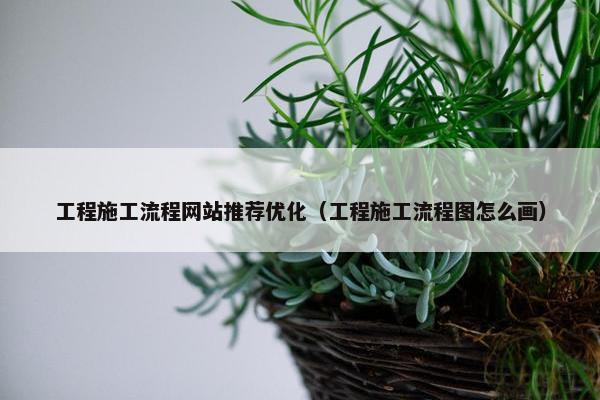 工程施工流程网站推荐优化（工程施工流程图怎么画）