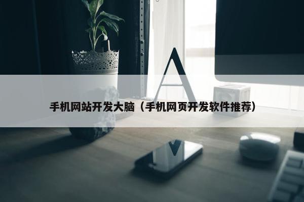 手机网站开发大脑（手机网页开发软件推荐）