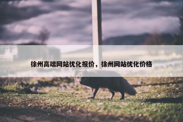 徐州高端网站优化报价，徐州网站优化价格