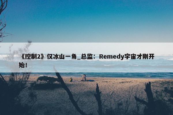 《控制2》仅冰山一角_总监：Remedy宇宙才刚开始！