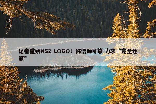 记者重绘NS2 LOGO！称信源可靠 力求“完全还原”