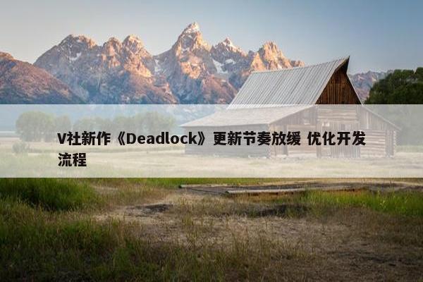 V社新作《Deadlock》更新节奏放缓 优化开发流程