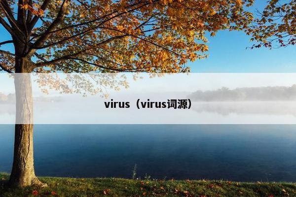 virus（virus词源）