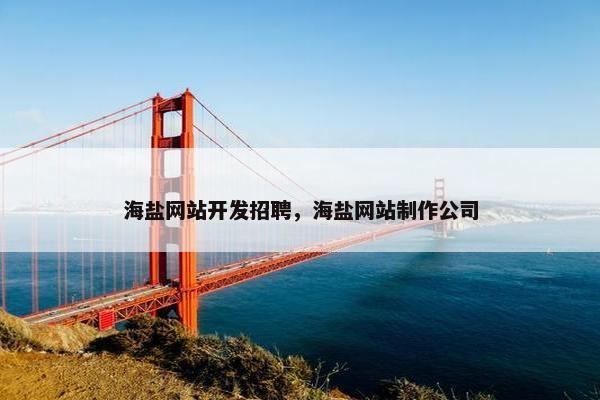 海盐网站开发招聘，海盐网站制作公司