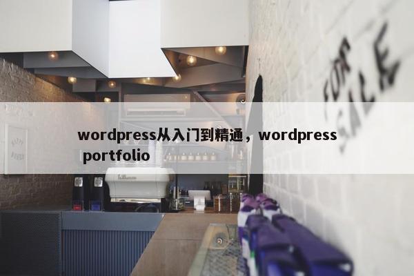 wordpress从入门到精通，wordpress portfolio