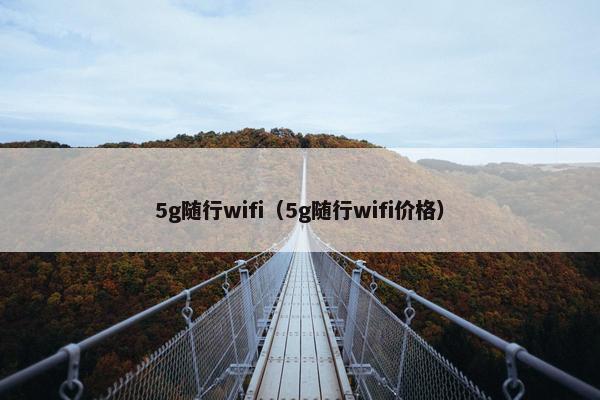 5g随行wifi（5g随行wifi价格）