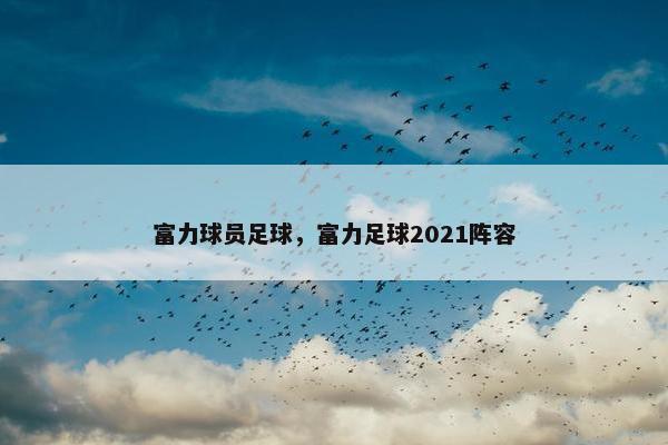 富力球员足球，富力足球2021阵容