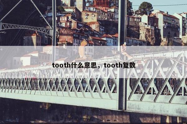 tooth什么意思，tooth复数