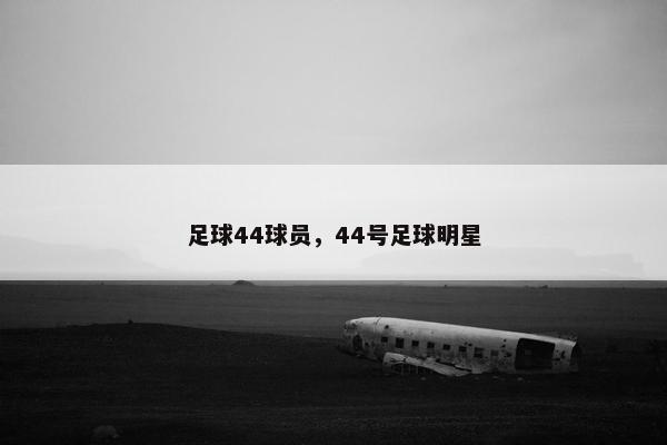 足球44球员，44号足球明星