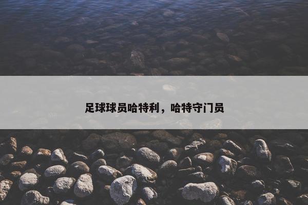 足球球员哈特利，哈特守门员