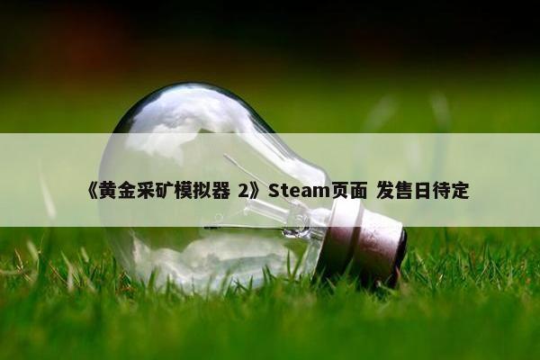 《黄金采矿模拟器 2》Steam页面 发售日待定