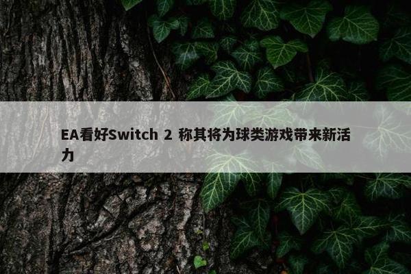 EA看好Switch 2 称其将为球类游戏带来新活力