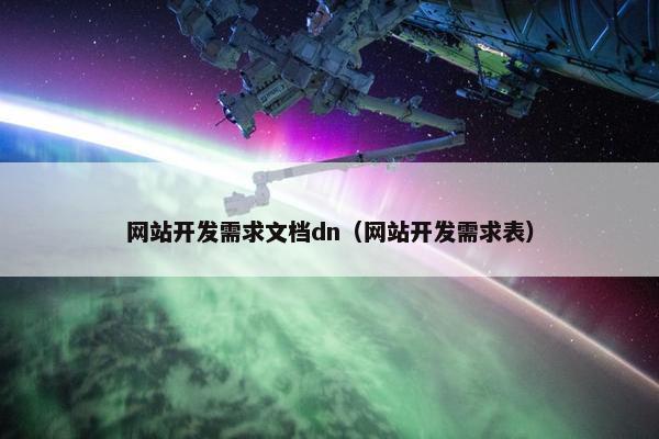 网站开发需求文档dn（网站开发需求表）