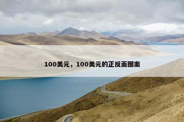 100美元，100美元的正反面图案