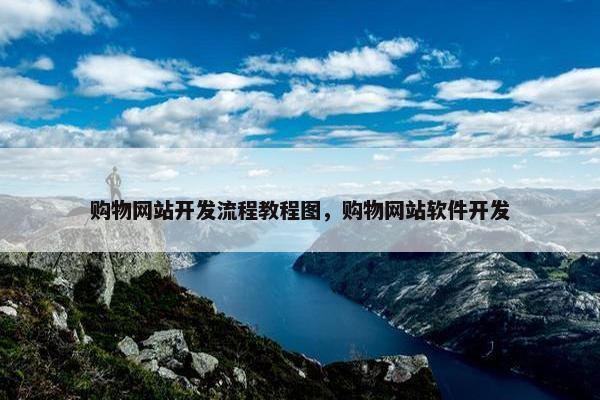 购物网站开发流程教程图，购物网站软件开发