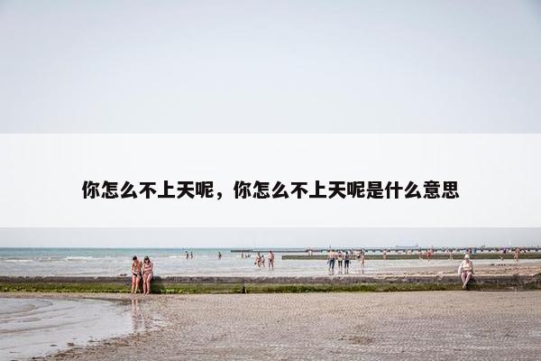 你怎么不上天呢，你怎么不上天呢是什么意思