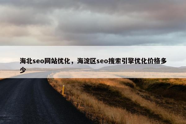 海北seo网站优化，海淀区seo搜索引擎优化价格多少