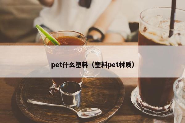 pet什么塑料（塑料pet材质）