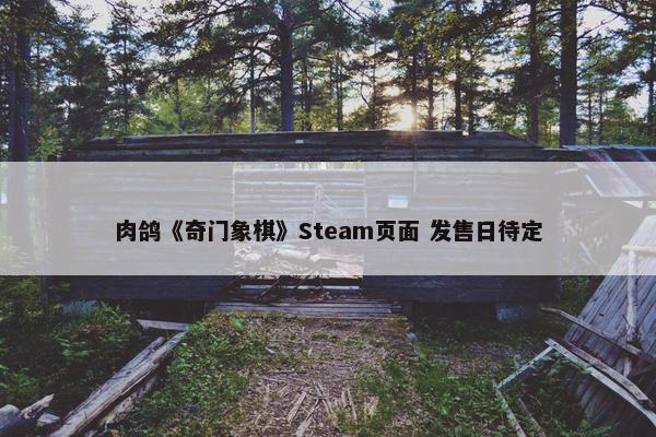 肉鸽《奇门象棋》Steam页面 发售日待定