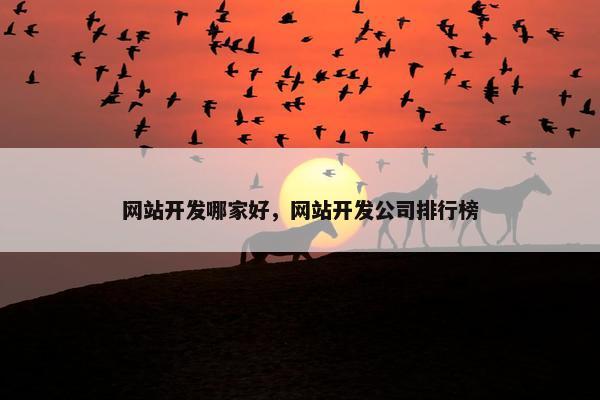 网站开发哪家好，网站开发公司排行榜