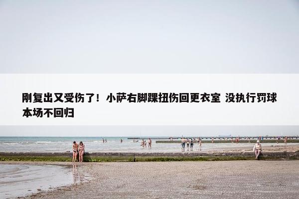 刚复出又受伤了！小萨右脚踝扭伤回更衣室 没执行罚球本场不回归